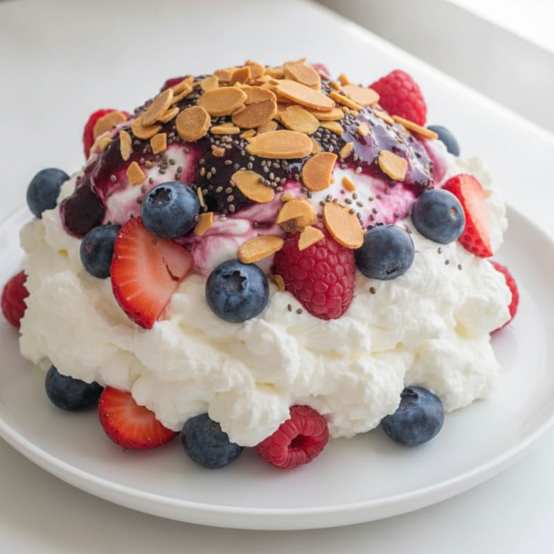 Creamy Greek Yogurt Protein Parfait with Mixed Berries