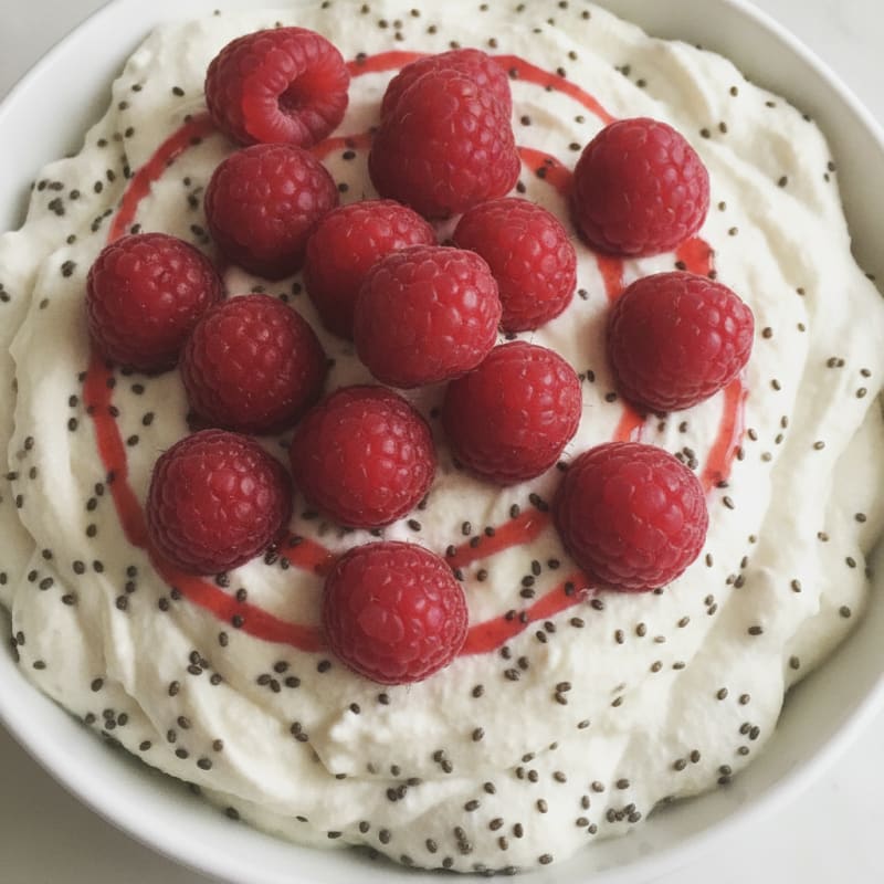 Greek Yogurt Protein Mousse with Chia Seeds