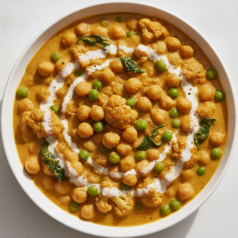 Chickpea and Vegetable Coconut Curry