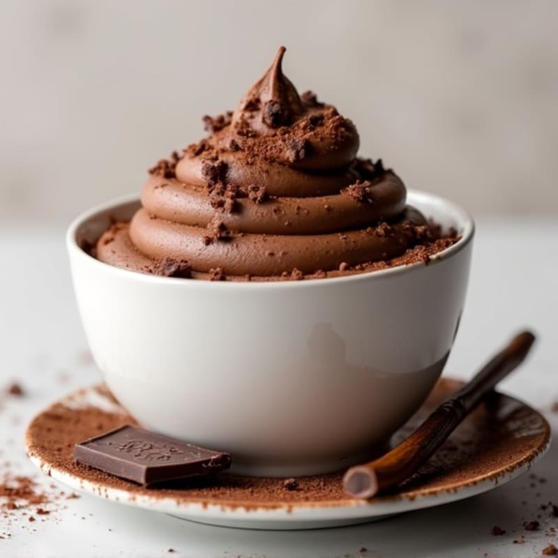 Chocolate Protein Greek Yogurt Mousse