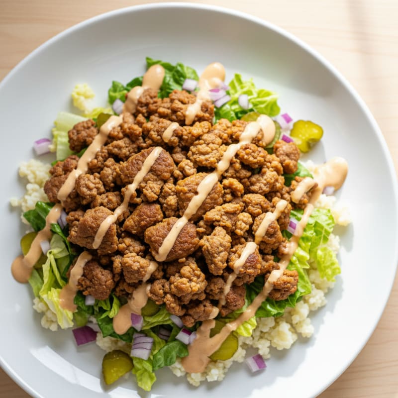 Crispy Beef and Special Sauce Bowl