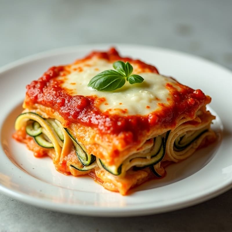 Zucchini Noodle Chicken Lasagna