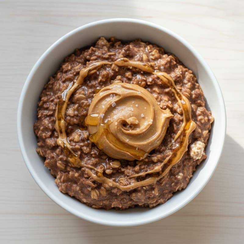 Chocolate Peanut Butter Protein Oats