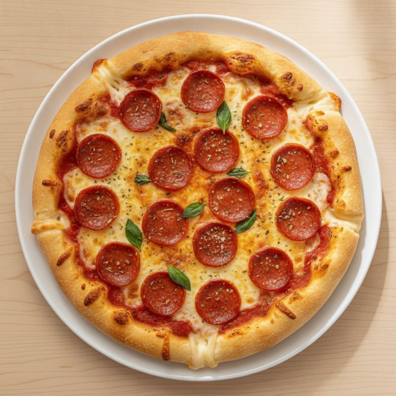 Stuffed Crust Pepperoni Pizza