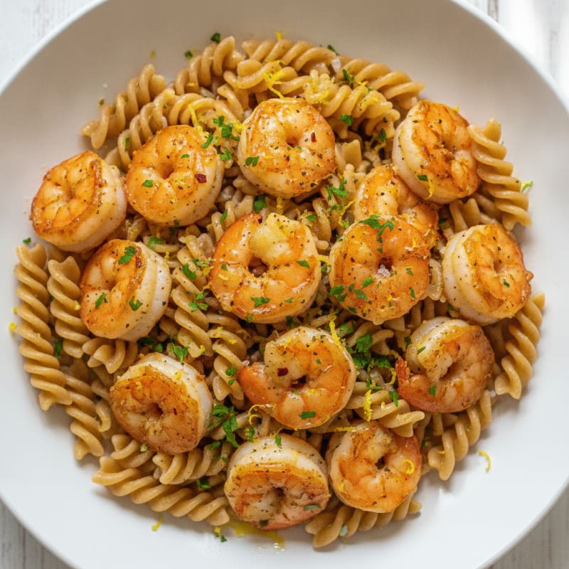 Garlic Butter Shrimp Scampi Pasta