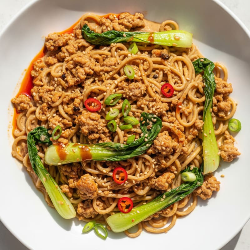 Sichuan Dan Dan Noodles with Chili Oil