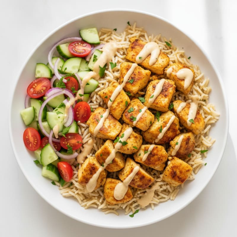 Chicken Shawarma Rice Bowl