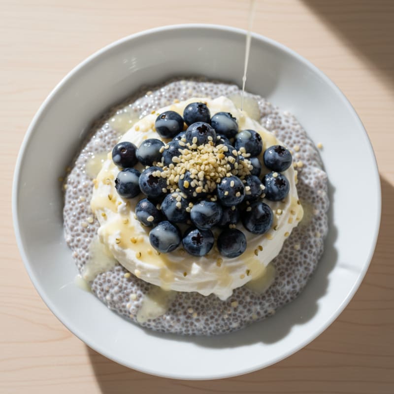 Creamy Coconut Chia Pudding Parfait