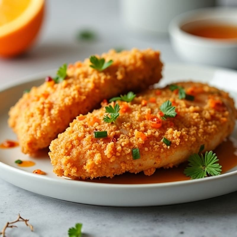 Healthy Crispy Orange Chicken