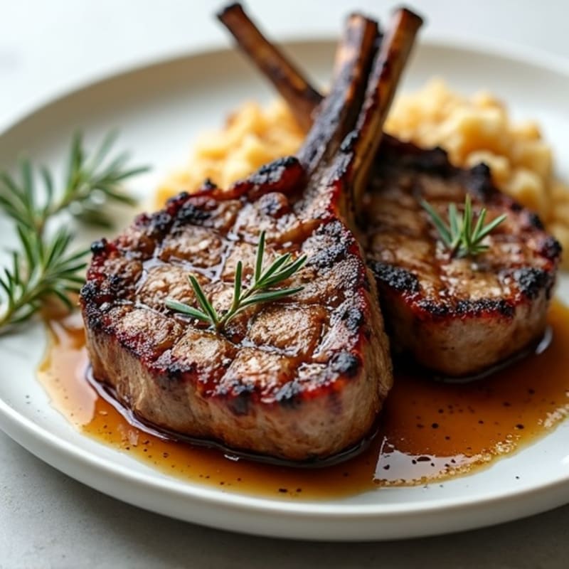 Rosemary-Garlic Grilled Lamb Chops