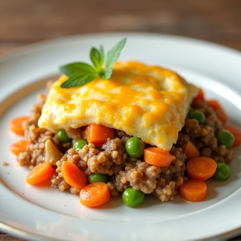 Cauliflower-Topped Turkey Shepherd's Pie