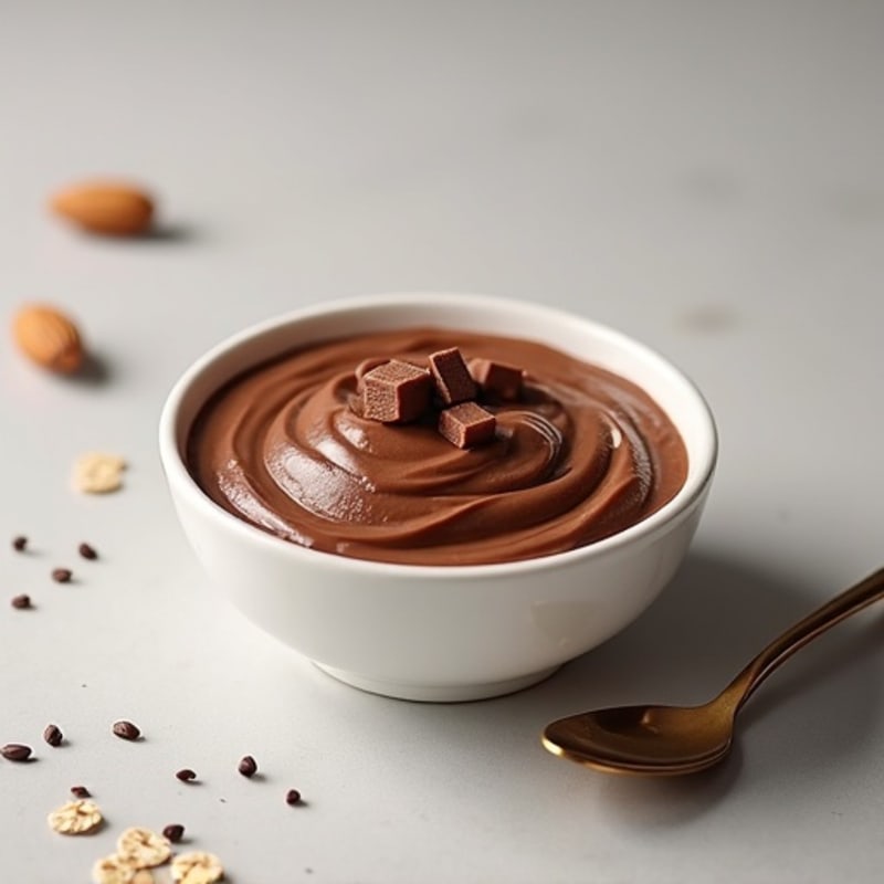 Silky Chocolate Protein Pudding with Greek Yogurt