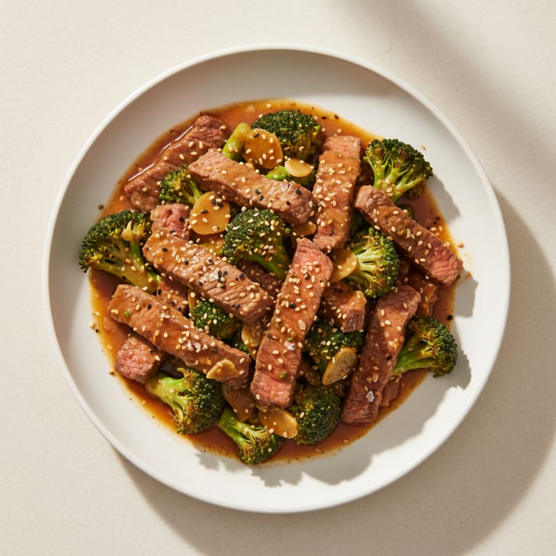 Tender Sesame Beef and Broccoli Stir-Fry
