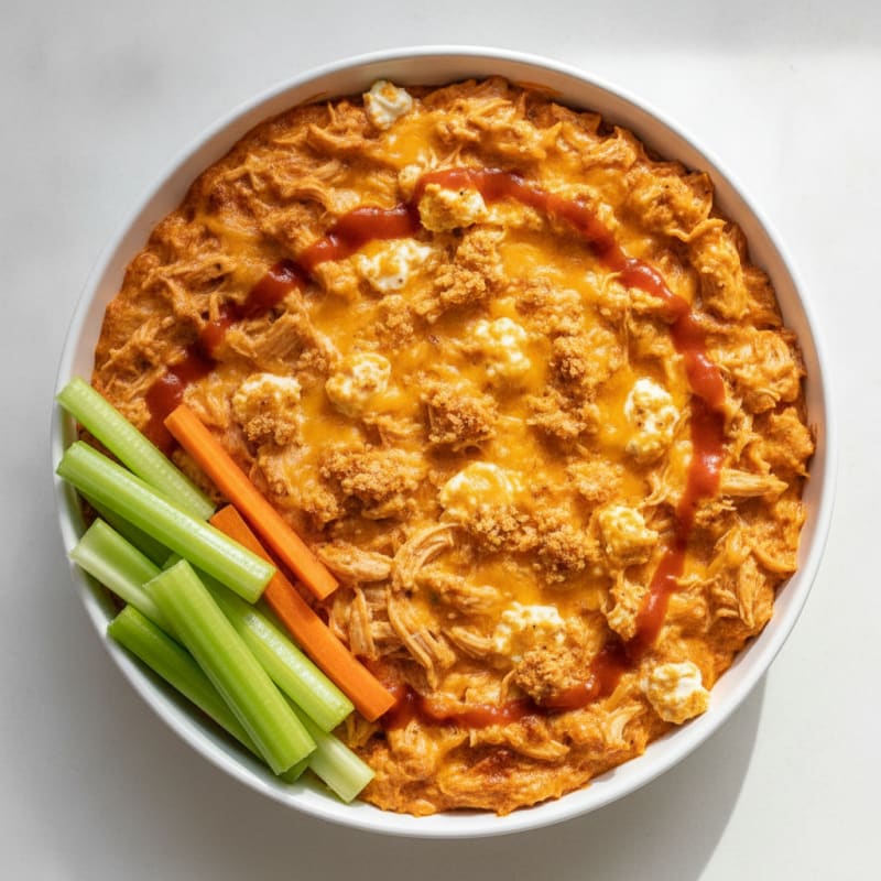 High-Protein Buffalo Chicken Dip