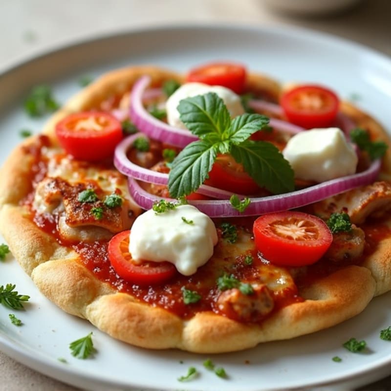Crispy BBQ Ranch Chicken Pizza
