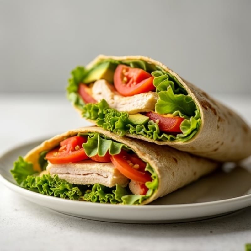 Fresh Turkey and Avocado Wrap