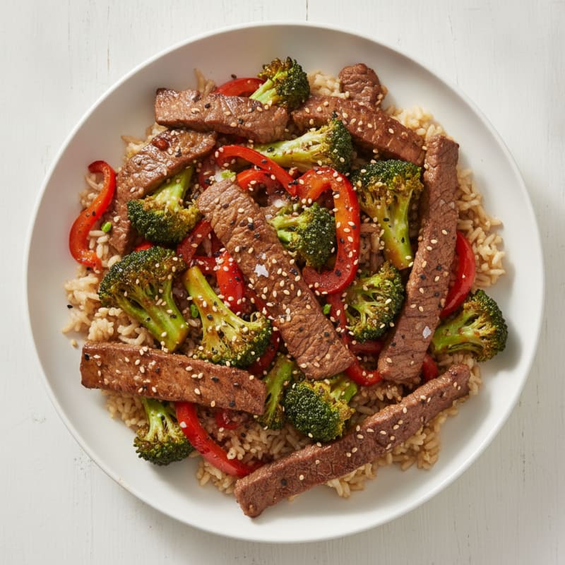 Sesame Beef & Broccoli Stir-Fry