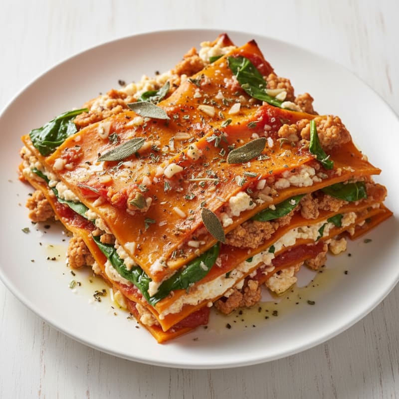Sweet Potato and Sage Lasagna