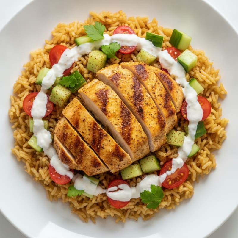 Chicken Shawarma Rice Bowl