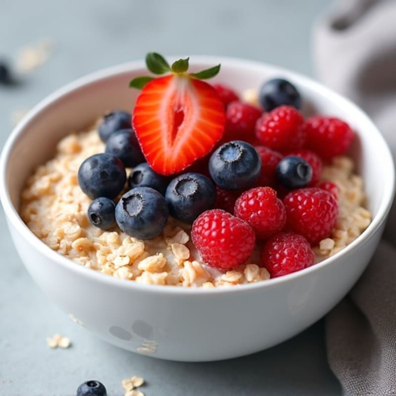 Protein-Packed Vanilla Berry Overnight Oats
