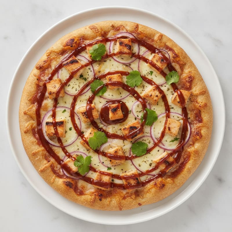 BBQ Chicken & Red Onion Pizza