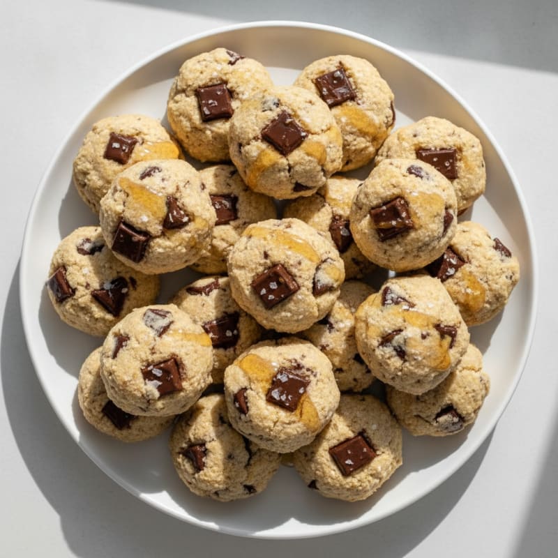 No-Bake Chocolate Chip Cookie Bites