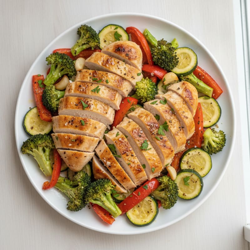 Sheet Pan Lemon Herb Chicken and Veggies