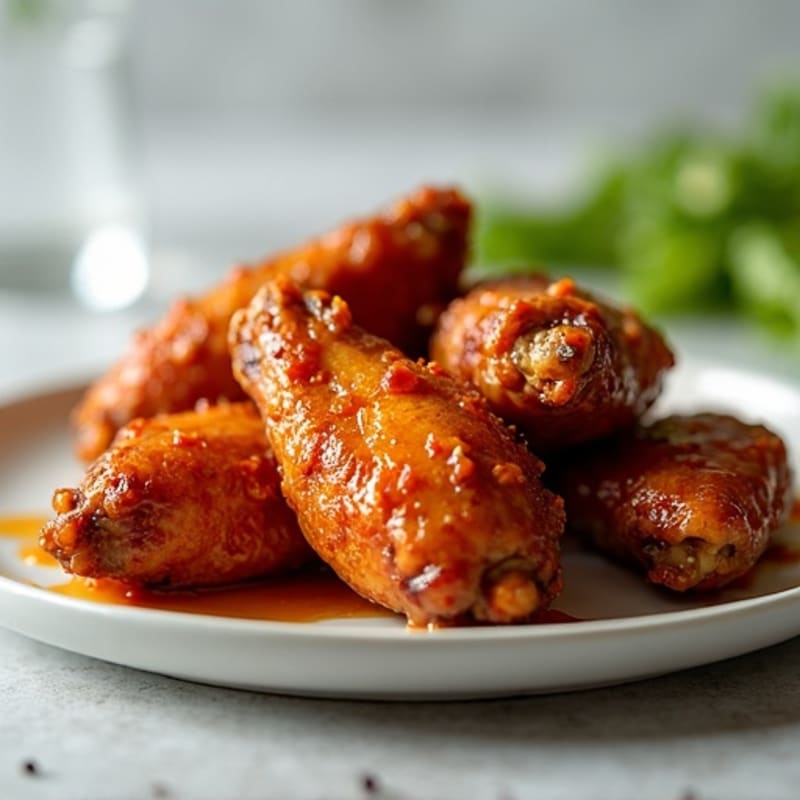 Crispy Honey Glazed Chicken Wings