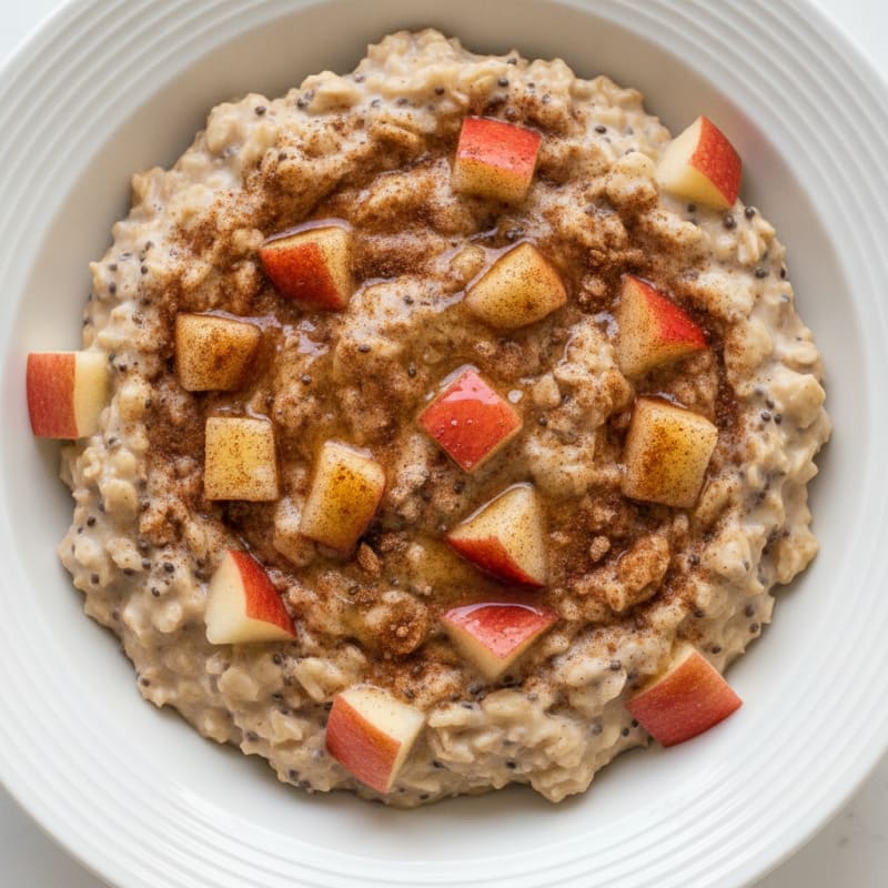 Apple Cinnamon Overnight Oats
