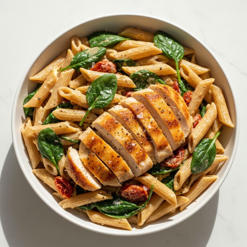 Creamy Tuscan Chicken and Pasta
