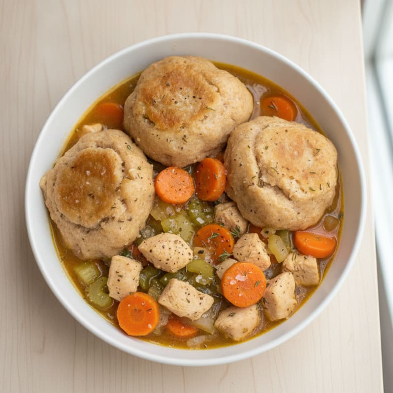 Homestyle Chicken and Herb Dumplings