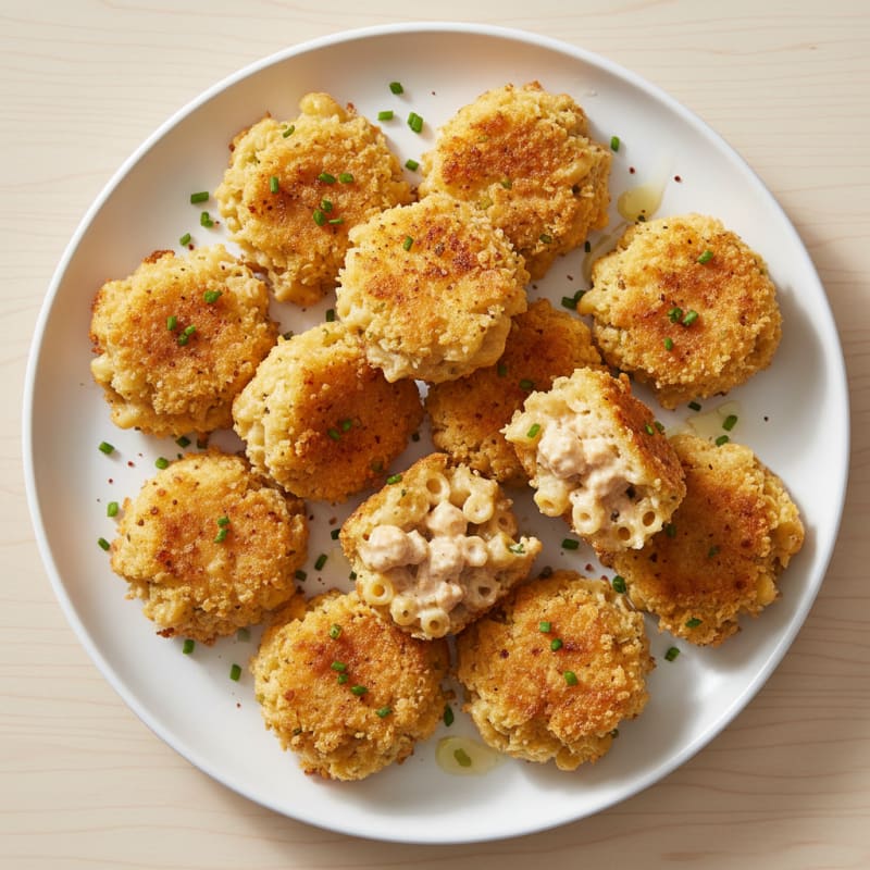 Crispy Golden Mac and Cheese Bites