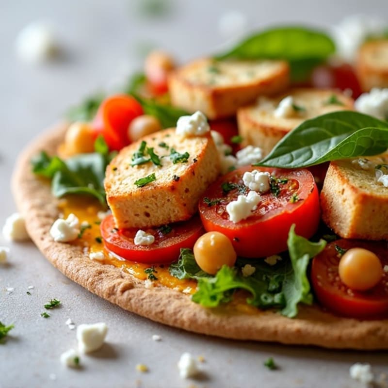 Crispy Roasted Vegetable Flatbread