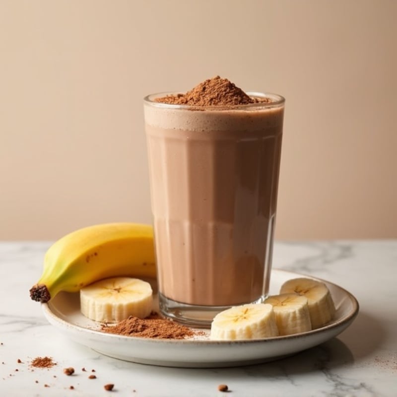 Healthy Creamy Chocolate Protein Shake