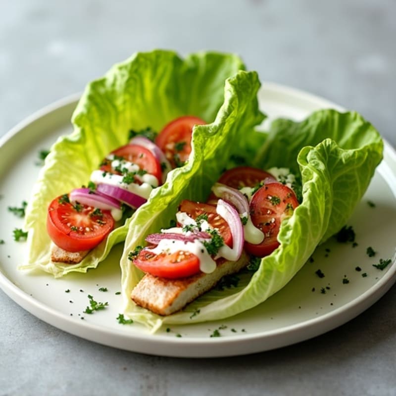 Herb-Grilled Chicken Lettuce Wrap