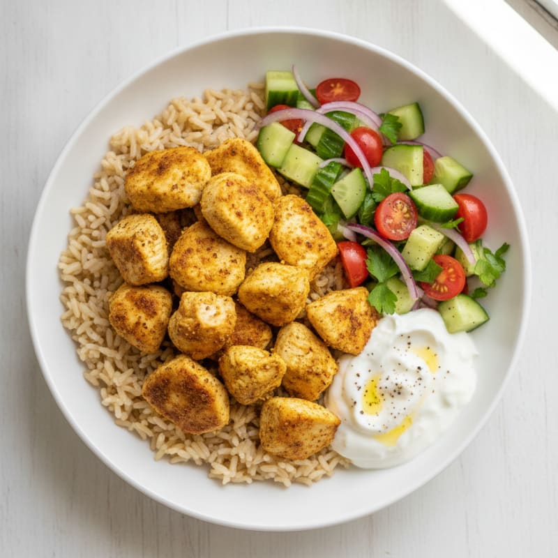 Chicken Shawarma Rice Bowl