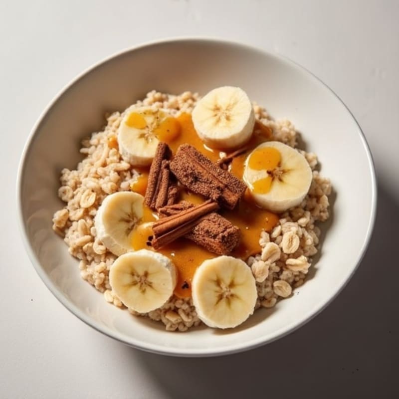 Protein-Packed Vanilla Cinnamon Oatmeal Bowl