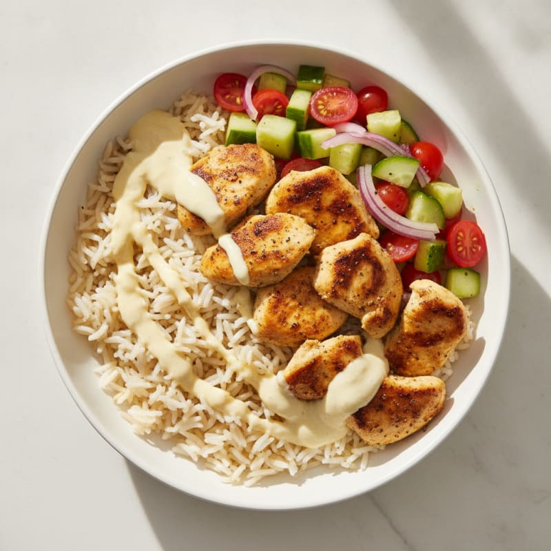 Chicken Shawarma Rice Bowl
