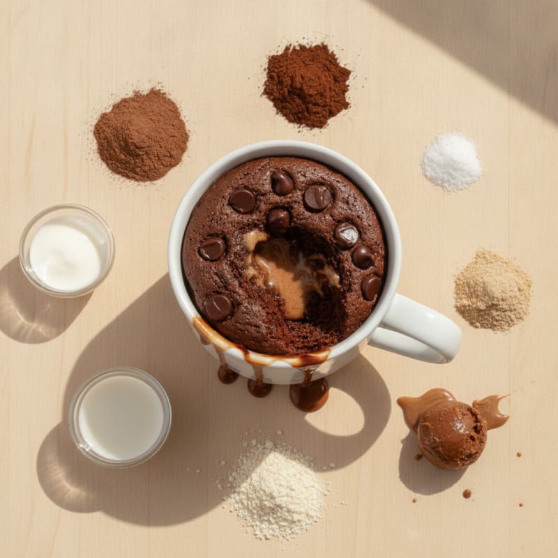 Decadent Chocolate Protein Mug Cake
