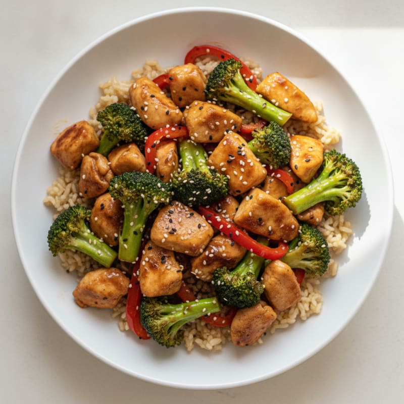 Teriyaki Chicken and Broccoli Stir-Fry