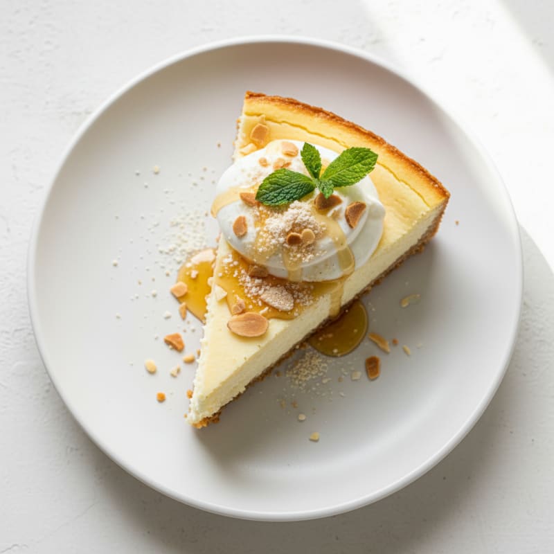 Creamy Greek Yogurt Protein Cheesecake