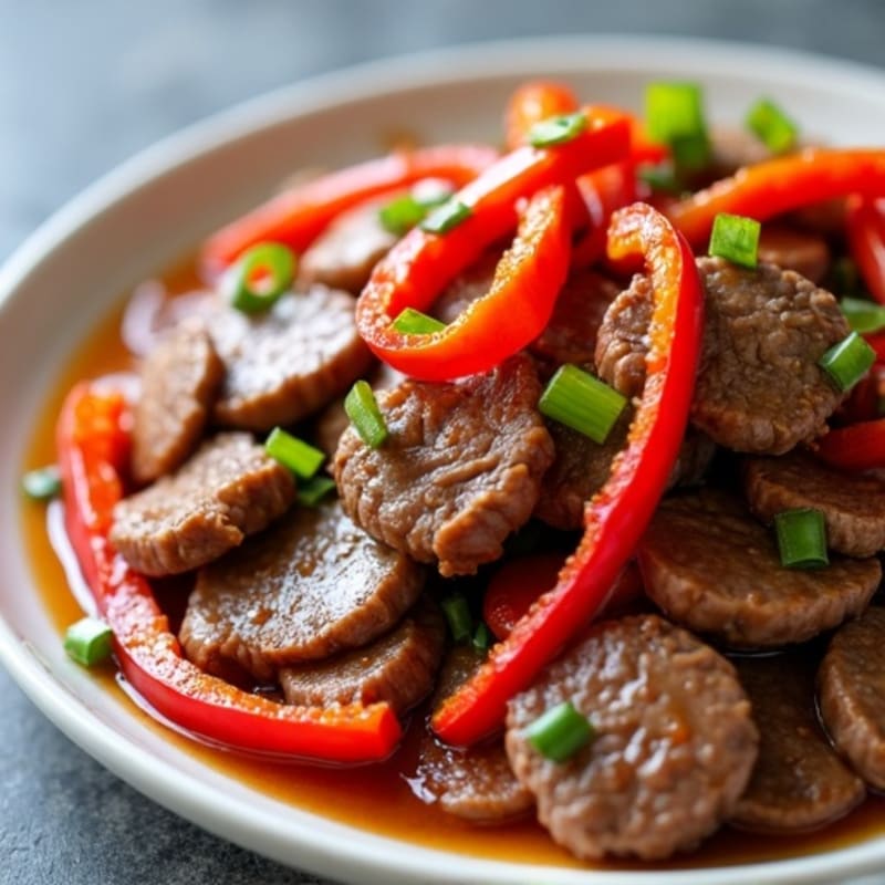 Pan-Seared Thinly Sliced Sweet and Savory Beef