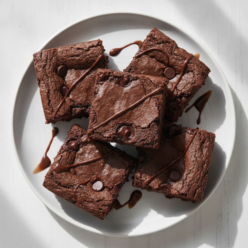 Fudgy Chocolate Protein Brownies