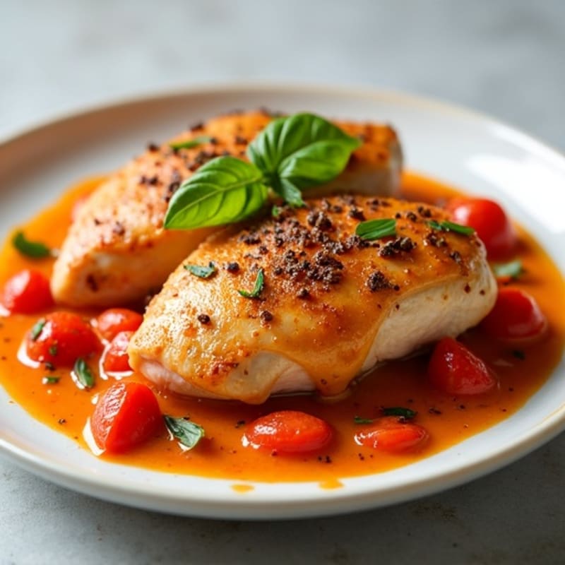 Chicken with Creamy Spiced Tomato Sauce