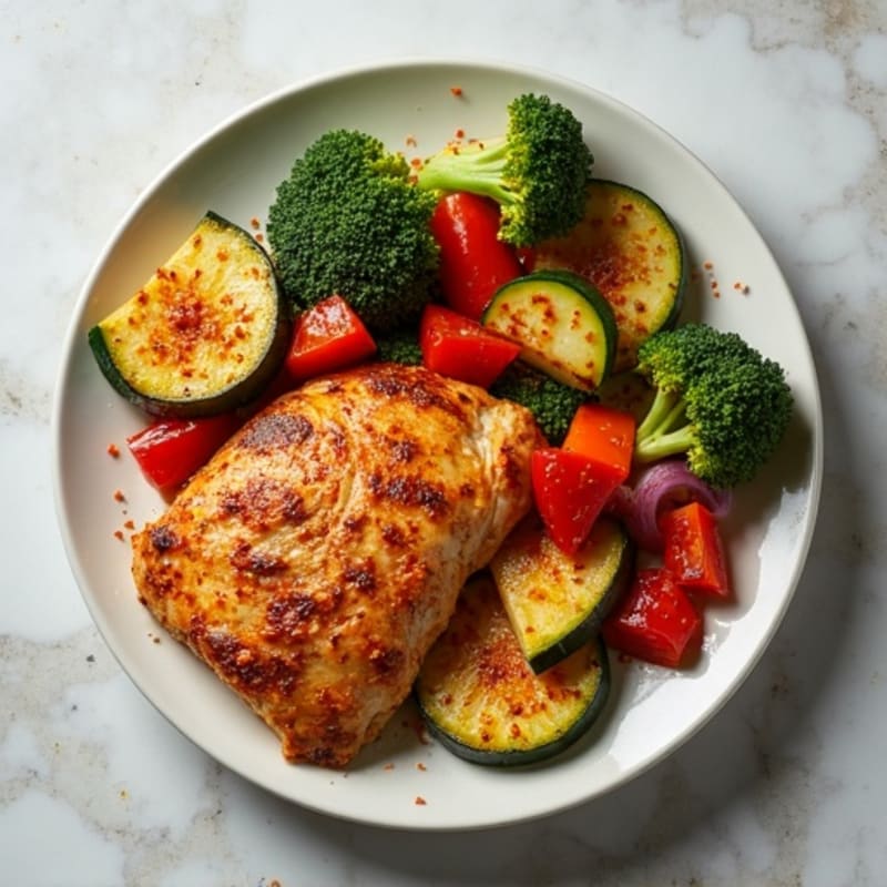 Aromatic Spiced Chicken with Roasted Vegetables