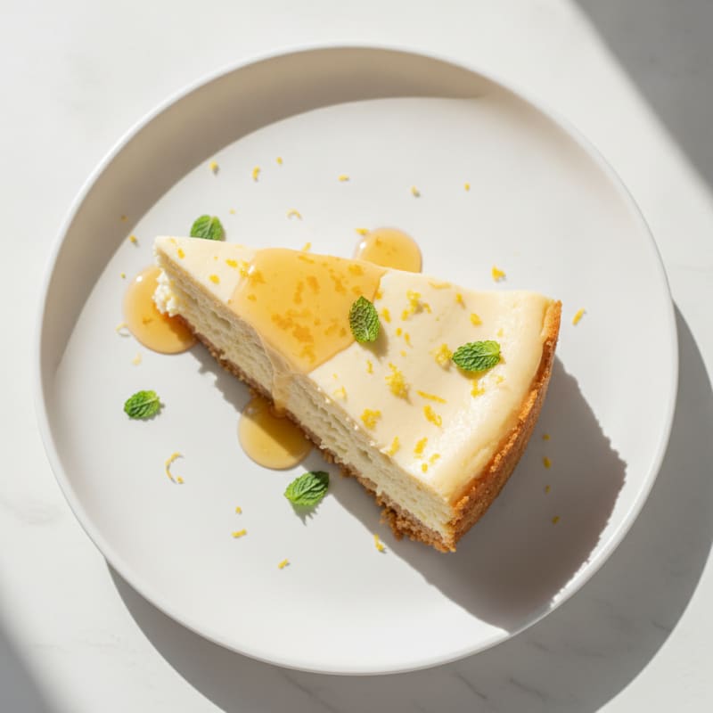 Creamy Greek Yogurt Protein Cheesecake