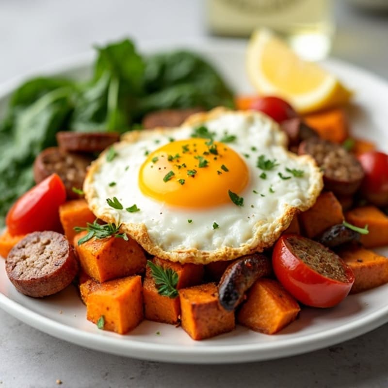 Protein-Packed Sweet Potato Hash Breakfast Skillet
