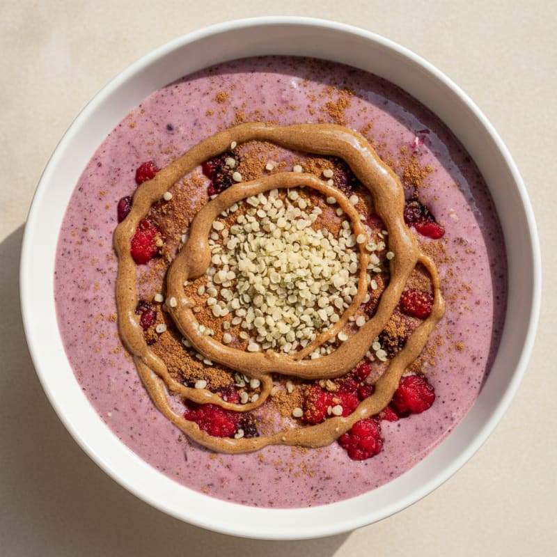 Berry Yogurt Breakfast Shake Bowl