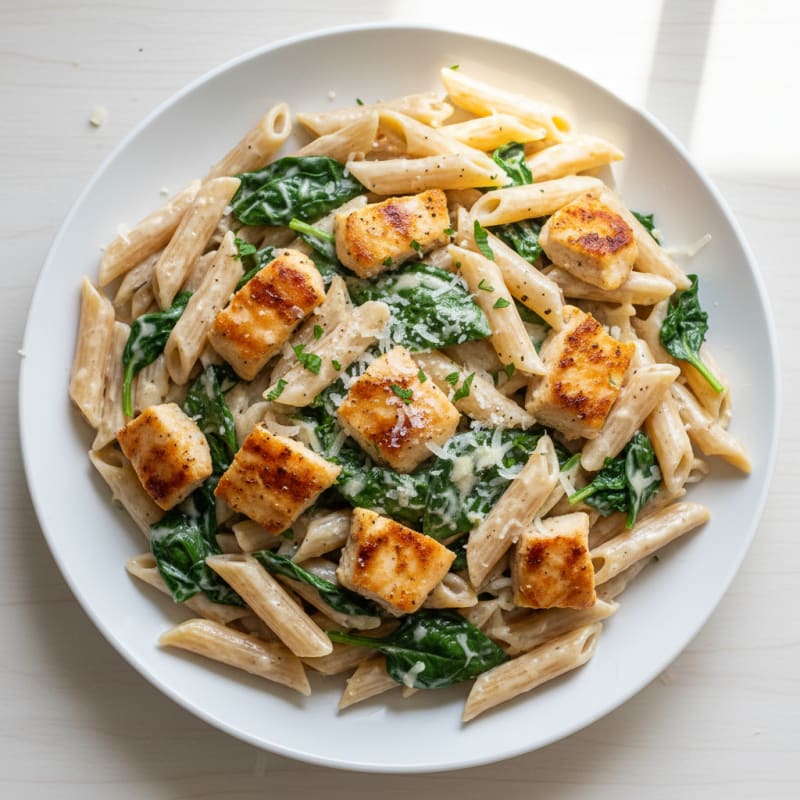 Creamy Garlic Parmesan Chicken Pasta