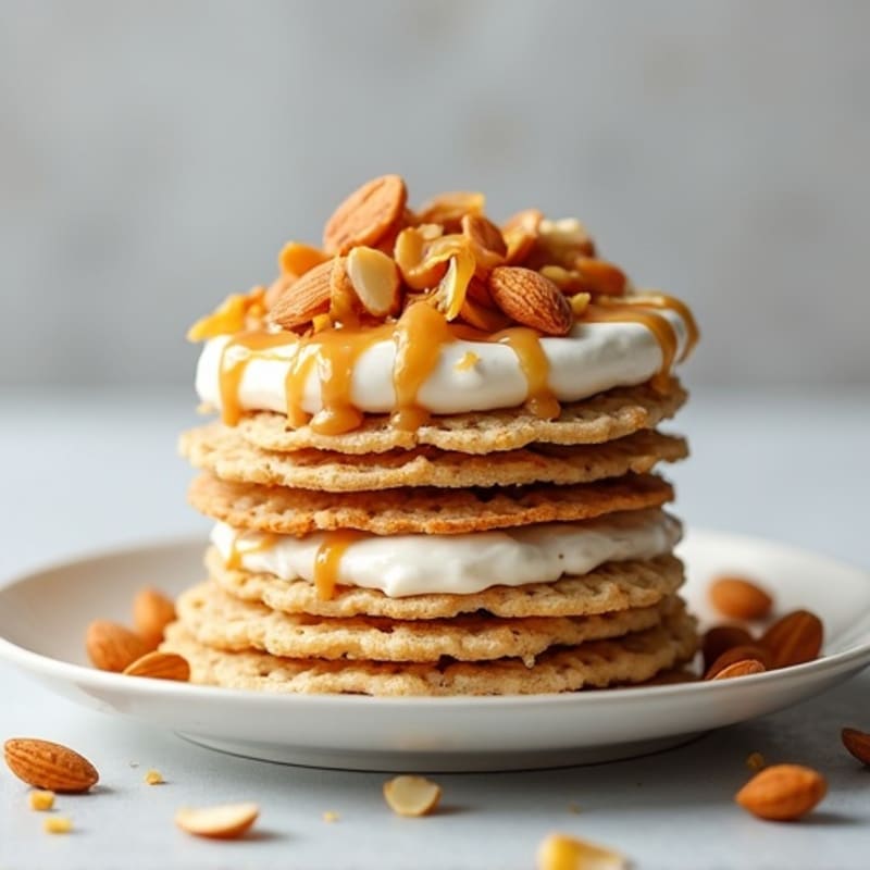 Protein-Packed Almond Butter Rice Cake Stack